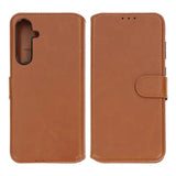 Rvelon Samsung Galaxy A35 Etui Detachable Wallet Case Brun