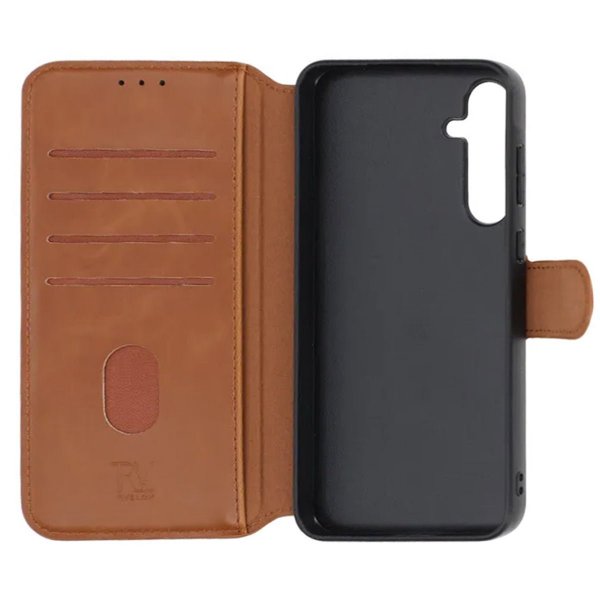 Rvelon Samsung Galaxy A35 Etui 4 Kortlomme Brun