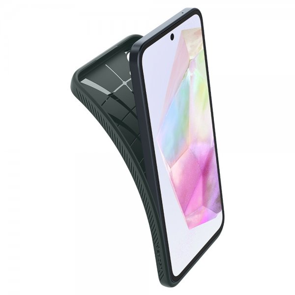 Spigen Samsung Galaxy A35 Deksel Liquid Air Abyss Green