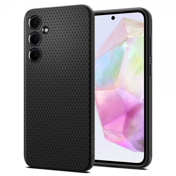 Spigen Samsung Galaxy A35 Deksel Liquid Air Matte Black