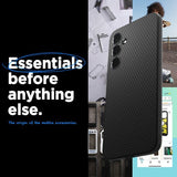 Spigen Samsung Galaxy A35 Deksel Liquid Air Matte Black