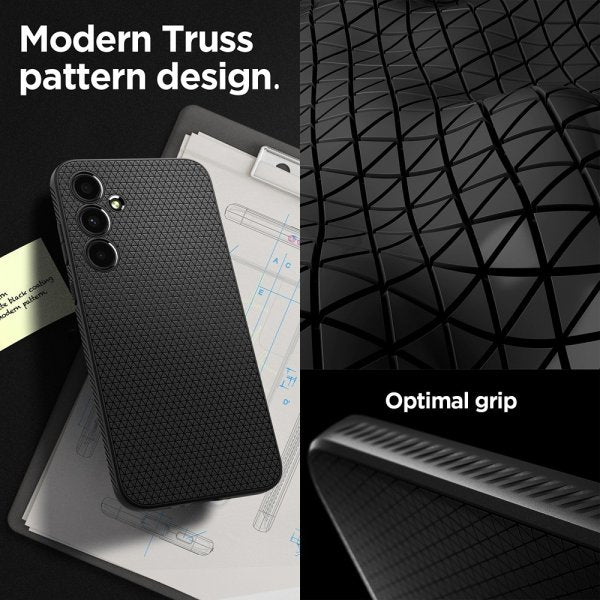 Spigen Samsung Galaxy A35 Deksel Liquid Air Matte Black
