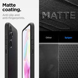 Spigen Samsung Galaxy A35 Deksel Liquid Air Matte Black