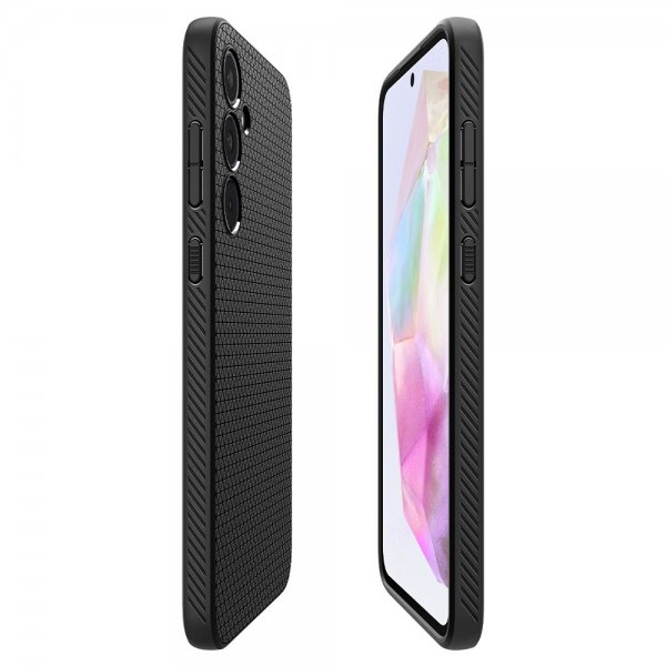 Spigen Samsung Galaxy A35 Deksel Liquid Air Matte Black