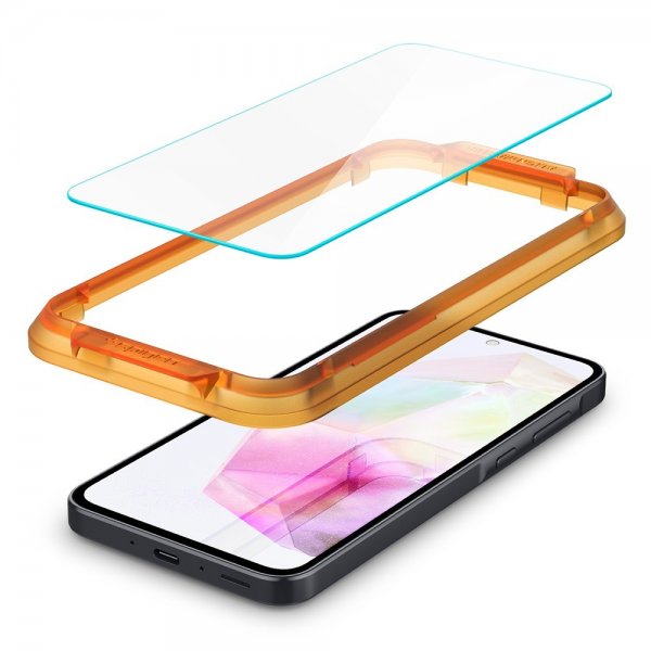 Spigen Samsung Galaxy A35 Skjermbeskytter GLAS.tR ALIGNmaster 2-pakning