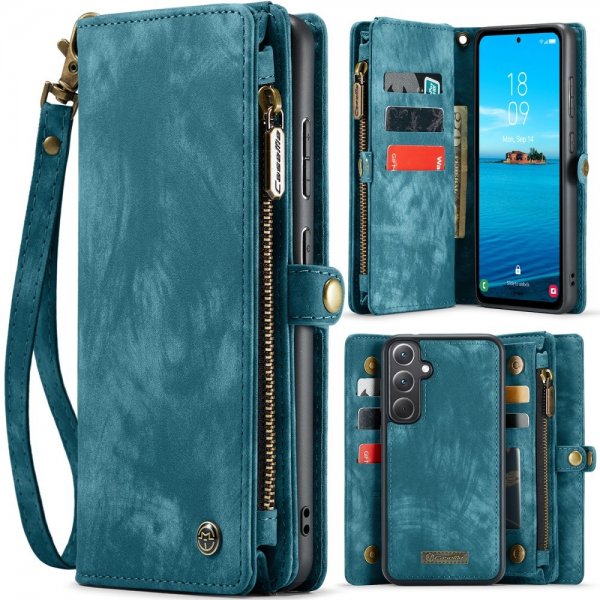 CaseMe Samsung Galaxy A36 Etui 008 Series Avtakbart Deksel Blå