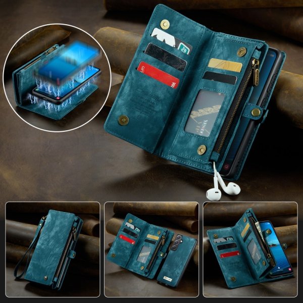 CaseMe Samsung Galaxy A36 Etui 008 Series Avtakbart Deksel Blå