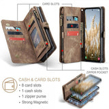 CaseMe Samsung Galaxy A36 Etui 008 Series Avtakbart Deksel Brun
