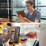 CaseMe Samsung Galaxy A36 Etui 008 Series Avtakbart Deksel Brun