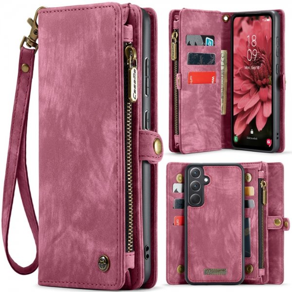 CaseMe Samsung Galaxy A36 Etui 008 Series Avtakbart Deksel Rød