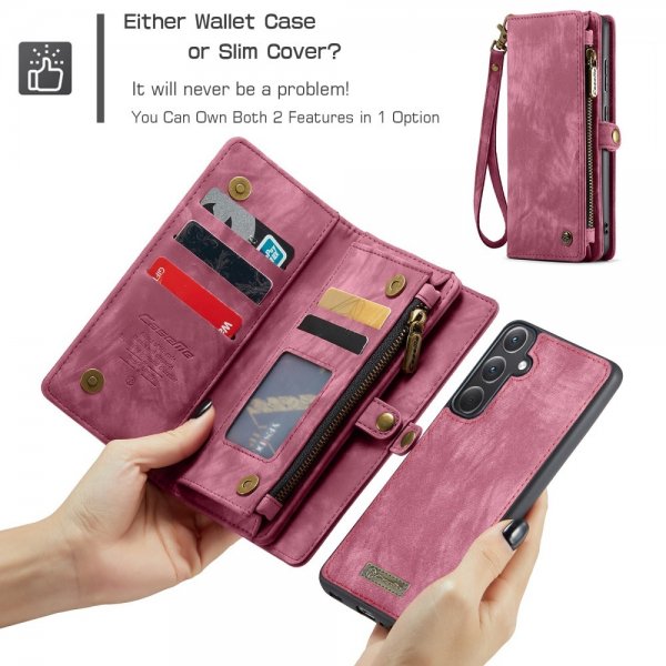 CaseMe Samsung Galaxy A36 Etui 008 Series Avtakbart Deksel Rød