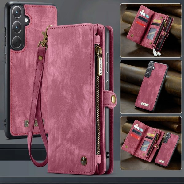 CaseMe Samsung Galaxy A36 Etui 008 Series Avtakbart Deksel Rød