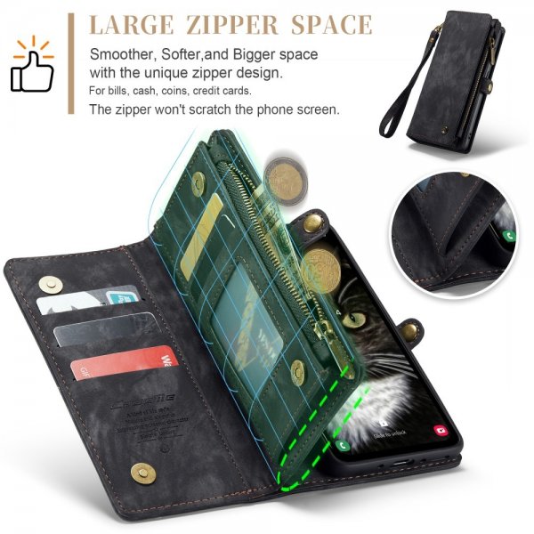 CaseMe Samsung Galaxy A36 Etui 008 Series Avtakbart Deksel Svart