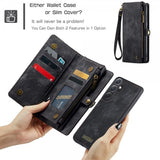 CaseMe Samsung Galaxy A36 Etui 008 Series Avtakbart Deksel Svart