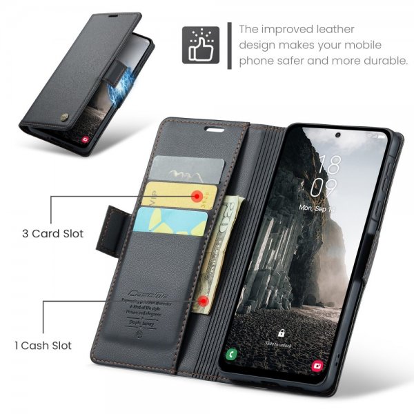 CaseMe Samsung Galaxy A36 Etui 023 Series Svart