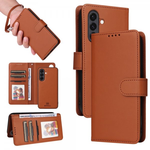 Betopnice Samsung Galaxy A36 Etui Avtagbart Deksel 005 Brun