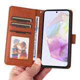 Betopnice Samsung Galaxy A36 Etui Avtagbart Deksel 005 Brun