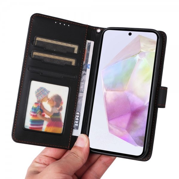 Betopnice Samsung Galaxy A36 Etui Avtagbart Deksel 005 Svart