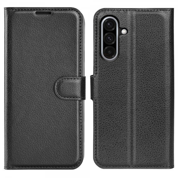 Samsung Galaxy A36/Galaxy A56 Etui Litchi Svart