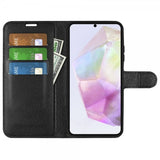 Samsung Galaxy A36/Galaxy A56 Etui Litchi Svart