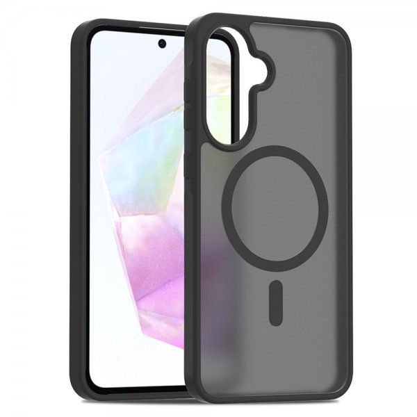 Samsung Galaxy A36/Galaxy A56 Deksel Frosted MagSafe Svart