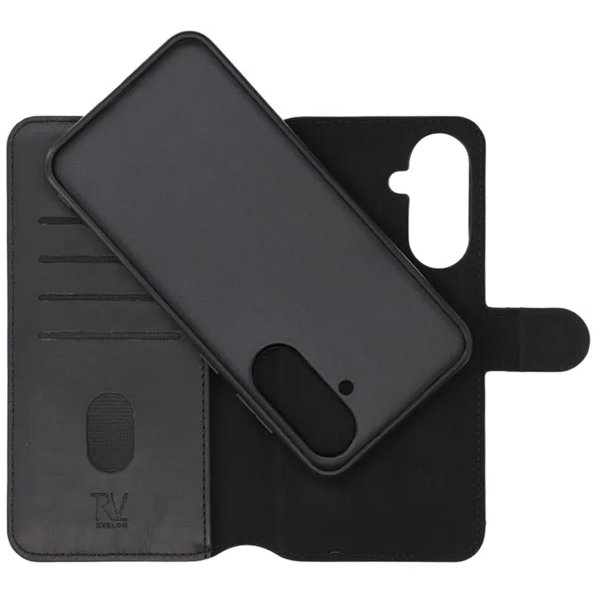 Rvelon Samsung Galaxy A36 Etui Detachable Wallet Case Svart