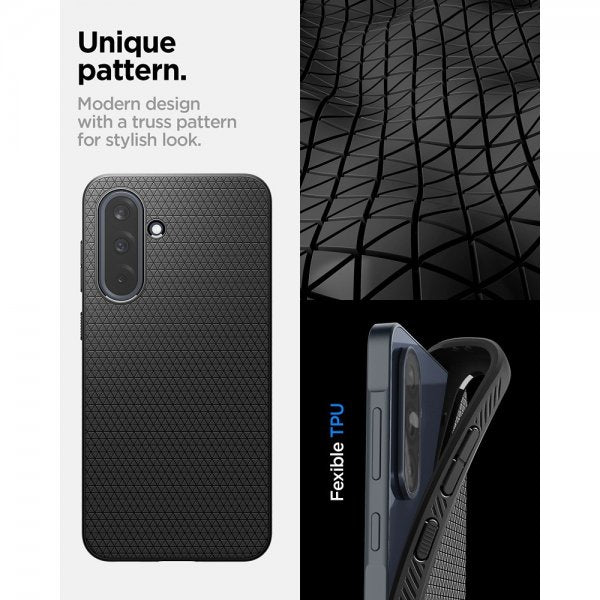 Spigen Samsung Galaxy A36 Deksel Liquid Air Matte Black