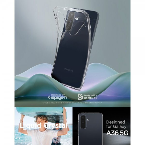Spigen Samsung Galaxy A36 Deksel Liquid Crystal Transparent