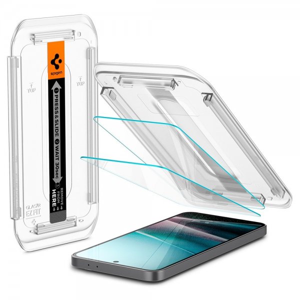 Spigen Samsung Galaxy A36/A37 Skjermbeskytter GLAS.tR EZ Fit 2-pakning