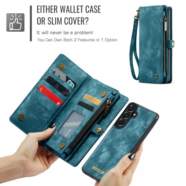 CaseMe Samsung Galaxy A37 Etui 008 Series Avtakbart Deksel Blå