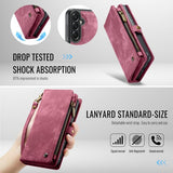 CaseMe Samsung Galaxy A37 Etui 008 Series Avtakbart Deksel Rød