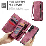 CaseMe Samsung Galaxy A37 Etui 008 Series Avtakbart Deksel Rød
