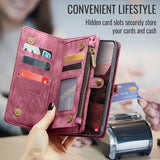 CaseMe Samsung Galaxy A37 Etui 008 Series Avtakbart Deksel Rød