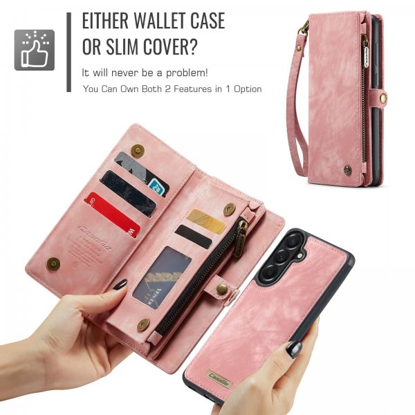 CaseMe Samsung Galaxy A37 Etui 008 Series Avtakbart Deksel Rosa
