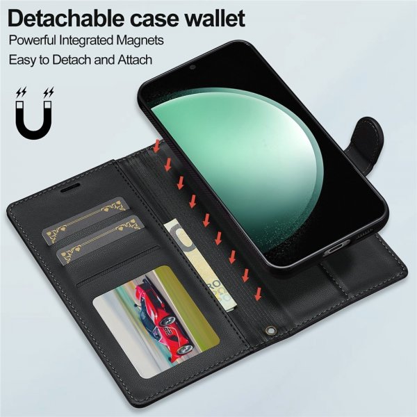 Nordic Covers Samsung Galaxy A37 Etui med avtakbart MagSafe-deksel Raven Black