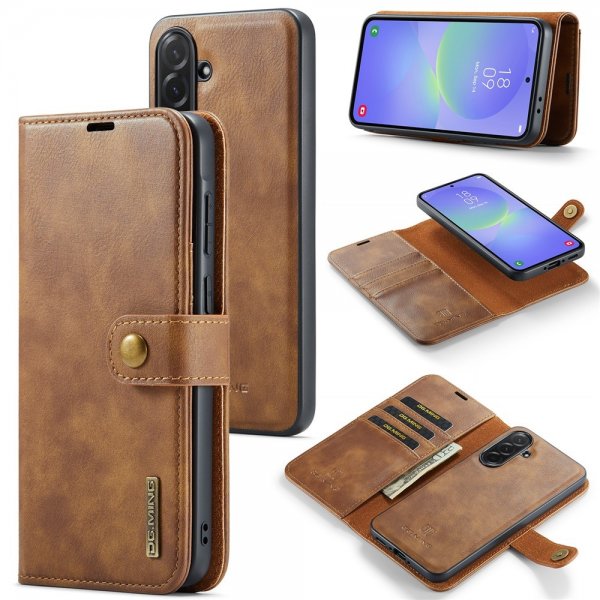 Dg.Ming Samsung Galaxy A37 Etui Avtagbart Deksel Brun