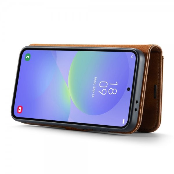 Dg.Ming Samsung Galaxy A37 Etui Avtagbart Deksel Brun