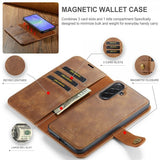 Dg.Ming Samsung Galaxy A37 Etui Avtagbart Deksel Brun