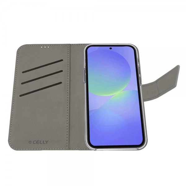 Celly Samsung Galaxy A37 Etui Wally Wallet Case Svart