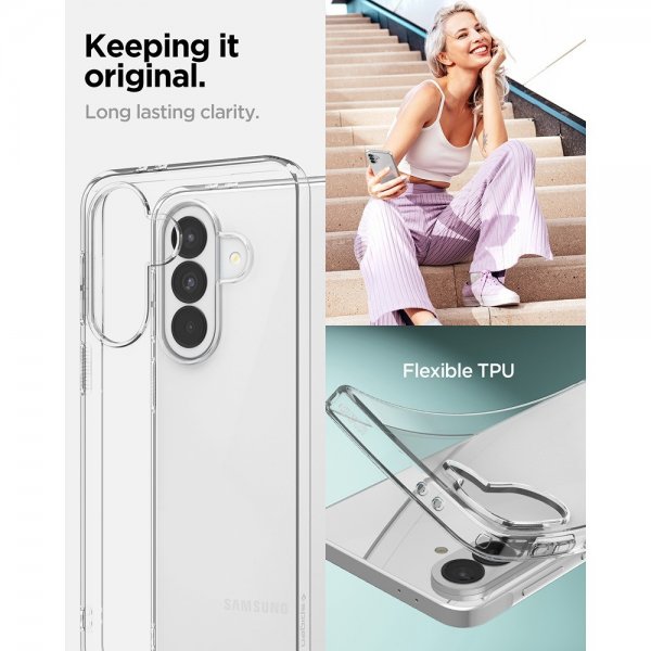 Spigen Samsung Galaxy A37 Deksel Liquid Crystal Crystal Clear