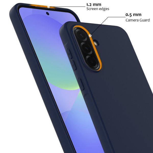 Samsung Galaxy A37 Deksel med Stropp Silikon MagSafe Blå