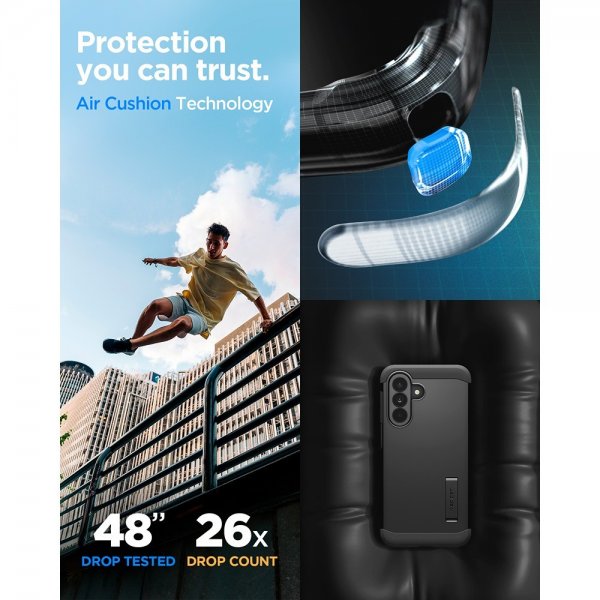 Spigen Samsung Galaxy A37 Deksel Tough Armor Svart
