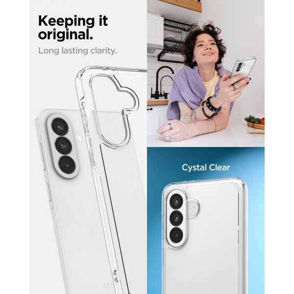Spigen Samsung Galaxy A37 Deksel Ultra Hybrid Crystal Clear