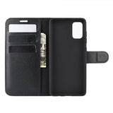 Samsung Galaxy A41 Etui Litchi Svart