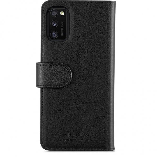 holdit Samsung Galaxy A41 Etui Wallet Case Magnet Svart