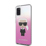 Karl Lagerfeld Samsung Galaxy A41 Deksel Iconic Cover Gradient Rosa