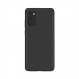 Xqisit Samsung Galaxy A41 Deksel Silikoni Case Svart
