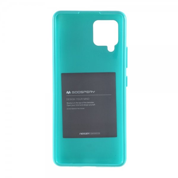 Mercury Samsung Galaxy A42 5G Deksel Jelly Glitter Blå
