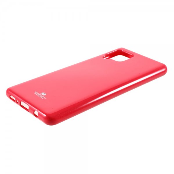 Mercury Samsung Galaxy A42 5G Deksel Jelly Glitter Rød