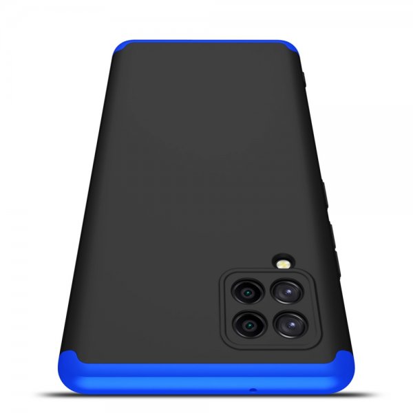 GKK Samsung Galaxy A42 5G Deksel Tredelt Svart Blå